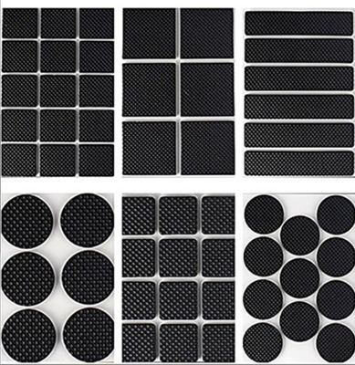 맞춤 크기의 블랙 메시 실리콘 고무 Molding 가스켓 자체 접착 발 패드