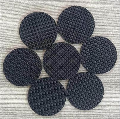 맞춤 크기의 블랙 메시 실리콘 고무 Molding 가스켓 자체 접착 발 패드