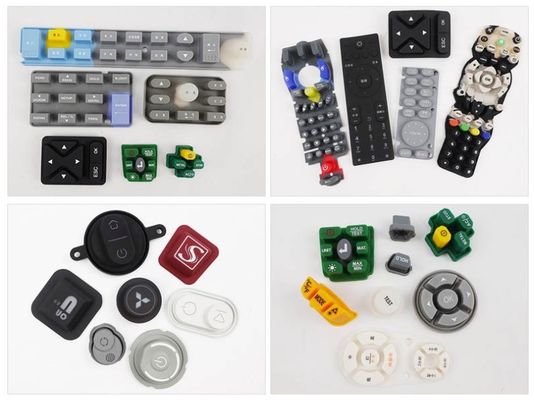 EPDM NBR NR 실리콘 고무 맞춤 키보드 4x4 MIDI 키보드 버튼 패드 폼링 서비스