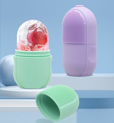 소장 실리콘 뷰티 미니 마사지 아이스 큐브 볼 얼굴 마사지 아이스 리프팅 아이스 얼굴 롤러