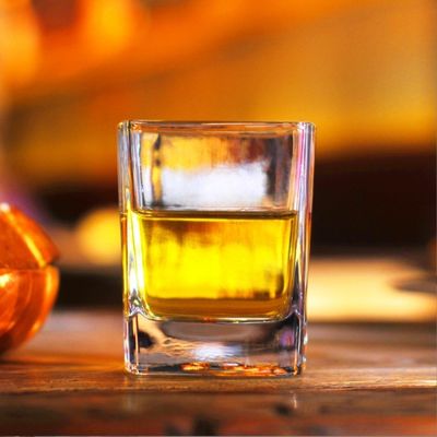 1량 맑은 컵 투명한 위스키 유리 바 유리 음료수