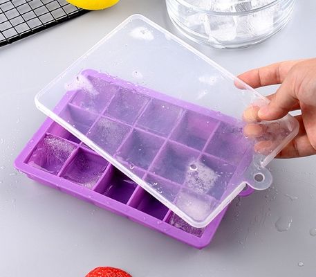 아이스크림 제조자 간편하게 풀 15 홀리 24 홀리 실리콘 얼음 큐브 트레이 뚜??