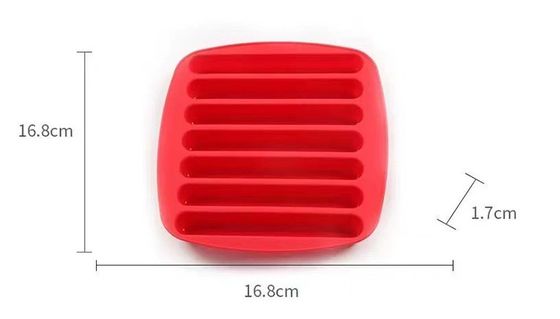 다채로운 얼음 스틱 폼 7 홀리 실리콘 쿠키 초콜릿 폼 얼음 큐브 트레이