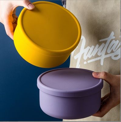 우리의 식품 등급 휴대용 실리콘 벤토 점심 상자 9cm x 14cm로 건강하게 먹는 것이 쉬워졌습니다.