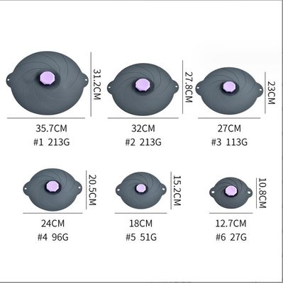식품 등급 실리콘 보존 덮개 조리용품 부품 진공 자발 적재용 뚜??