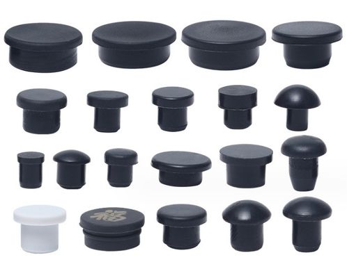 버튼 폼링 서비스용 맞춤형 검은 실리콘 고무 카메라 캡