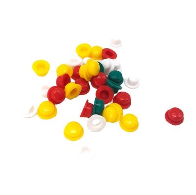 버튼 폼링 서비스용 맞춤형 검은 실리콘 고무 카메라 캡