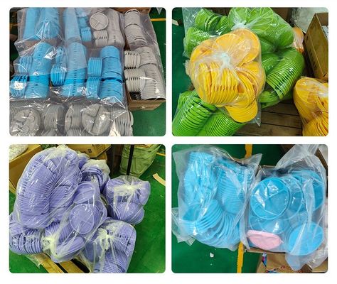 아기 식탁용품 BPA 없는 가벼운 부드러운 실리콘 플레이트