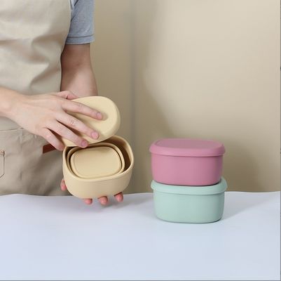 3pcs / 세트 마이크로 웨이브 식품 컨테이너 기능과 함께 사용자 지정 휴대용 벤토 점심 상자 세트