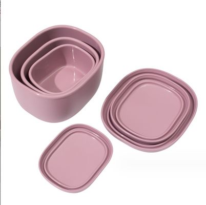 3pcs / 세트 마이크로 웨이브 식품 컨테이너 기능과 함께 사용자 지정 휴대용 벤토 점심 상자 세트