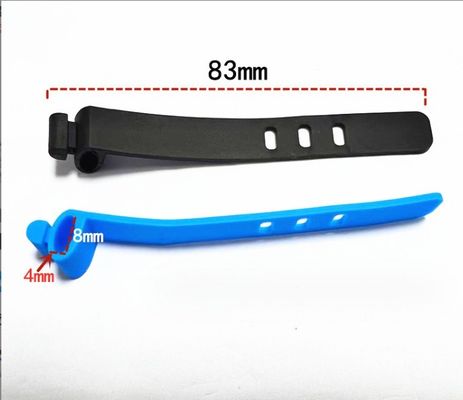 식용용 USB 케이블을 폼핑하기 위한 다채로운 실리콘 스트랩 케이블 홀더 조직기
