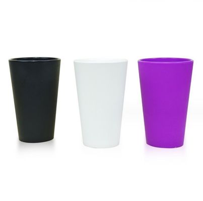 BPA 무료 음료 컵 여행 및 캠핑을위한 사용자 지정 로고 실리콘 컵