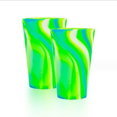 도착자 600ml BPA 무료 실리콘 피트 컵 프로모션 선물 내구성 식품 등급