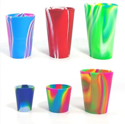 600ml 분쇄불가능한 실리콘 핑트 글래스 와인 애호가들을 위한 재사용 및 여행 친화적