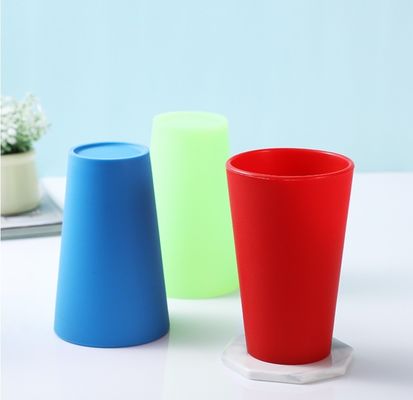 600ml 분쇄불가능한 실리콘 핑트 글래스 와인 애호가들을 위한 재사용 및 여행 친화적