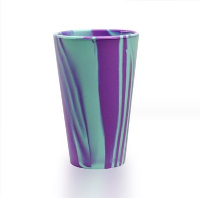 깨지지 않는 여행 잔 600ml 맞춤 로고 커피와 차용 실리콘 물컵