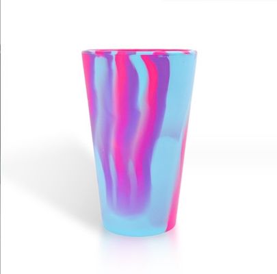 깨지지 않는 여행 잔 600ml 맞춤 로고 커피와 차용 실리콘 물컵