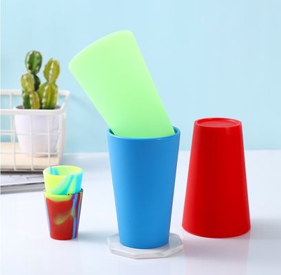 식품 등급 실리콘 다채로운 음료 컵