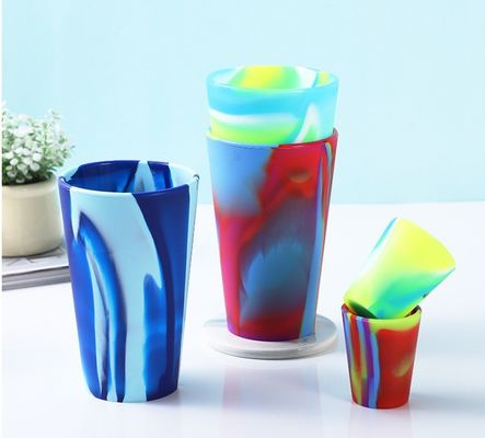 12oz 사용자 지정 로고 컵 실리콘 재료 단열 여행 텀블러 컵 손잡이