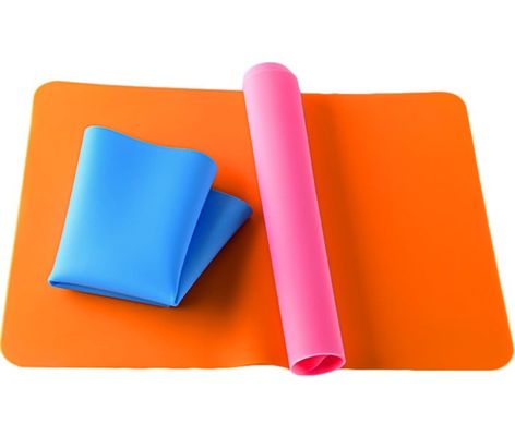 서양식품용 반발 및 간편하게 청소 할 수 있는 직사각형 모양의 실리콘 테이블 매트