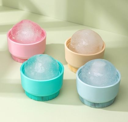 지속 가능한 실리콘 뷰티 얼굴 얼음 곰팡이 롤러 마사저 얼굴 눈 및 목