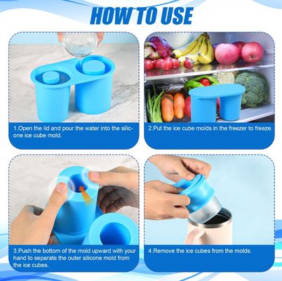 대용량 실리콘 아이스 큐브 스탠리 컵을 위한 곰팡이를 만드는 지속가능하고 내구성