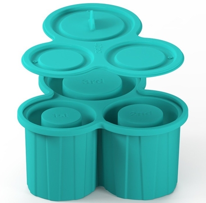 쉽게 풀 수 있는 실리콘 아이스 큐브 트레이 텀블러 컵 3 PC